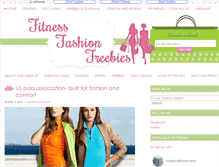 Tablet Screenshot of fitnessfashionfreebies.com